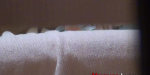 VOYEUR JAPAN TV - Secretly watched asian ho cums hard