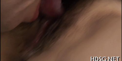 Schoolgirl enjoys the taste of cock - video 15