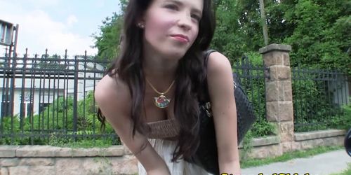 STRANDED CHICKS - Stranded youngster doggystyled for free ride