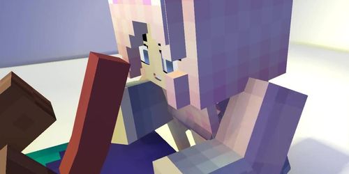 Pink Haired Girl - MInecraft