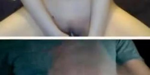 super hot blonde with big boobs wana play on omegle
