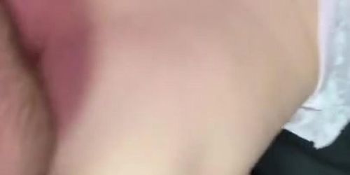 Raw dogging his little slut from behind, screaming and whimpering.