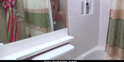 Sislovesme - Shower Time Turns Into Step-Sis Fucking