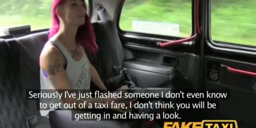 FakeTaxi Rock chick with tattoos gets real dirty