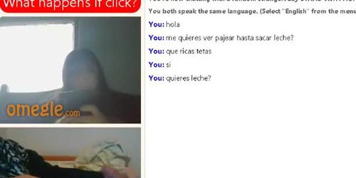 Omegle- Tetas y me pide leche