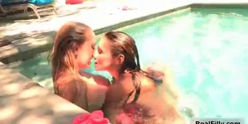 Super hot lesbian sex with cute Brett part3