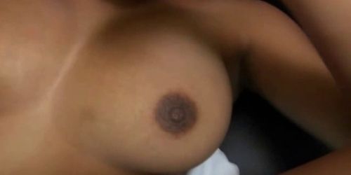 Big Titty Black Ex Girlfriend Sprayed With Cumshot POV