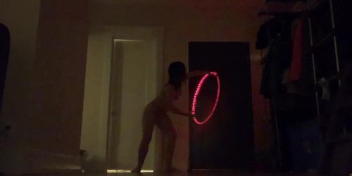 Hula Hoop dance  ASMR