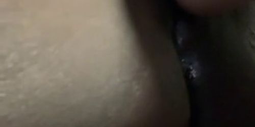 Fiance makes Beautiful Ebony Squirt