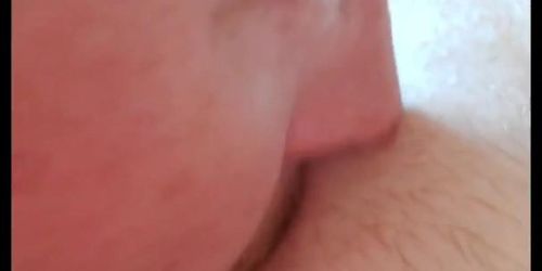 Teasing, eating & fingering my wife's pussy until she begs for my dick. 