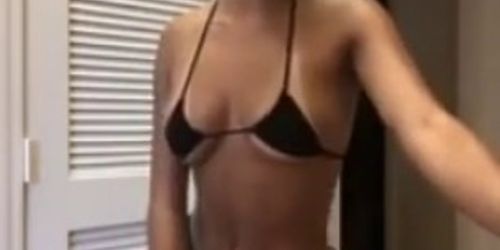 Brittany Renner IG Live Micro Bikini