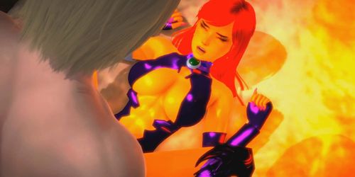 (3D Porn) Sex with Starfire