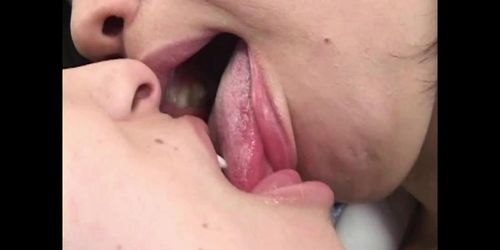 Japanese Lesbian Kissing Compilation 6