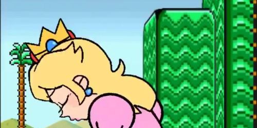 Peach farts on mario