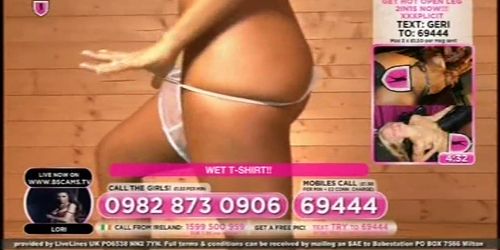 Huge Busted Danni Levy Oils Up Babestation TV August 2014 (Danniella Levy)