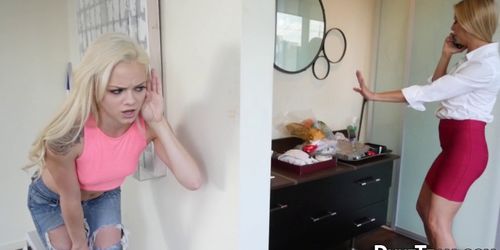 Teen domina strapon fucks - video 2