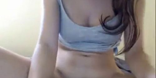 Teen Latina Teasing And Masturbates Watch more of her at UlaCam com