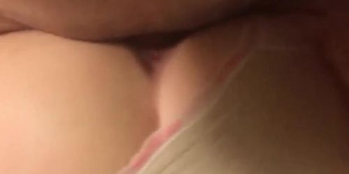 Fucking she shoots semen on her panties