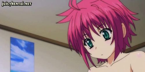 Redhead anime sweety masturbating - video 1