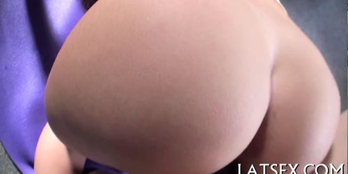 Adorable chick rides like a pro - video 19