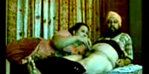 punjabi sikh with aunty - video 1