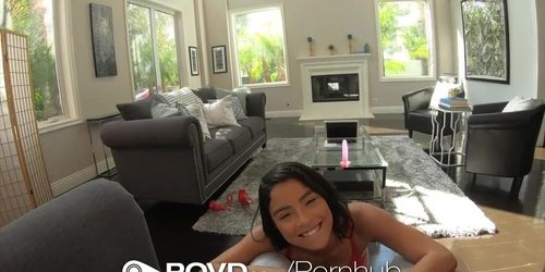 POVD Step Dad Catches Horny Masturbating Webcam Slut (Maya Bijou)