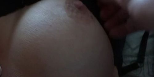 Wife made to give handjob whilst having big breast used