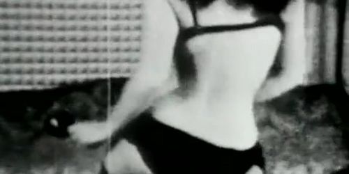 Bettie Page Underwear Scene  in Tambourine Dance