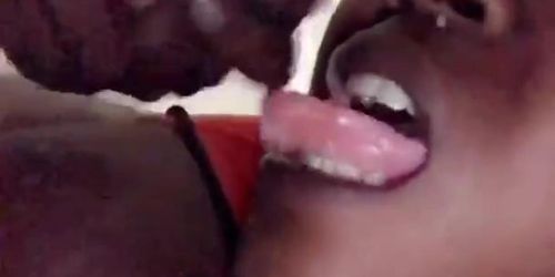 Wifey so horny & freaky she said daddy bust that nut all over her face