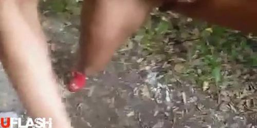 Nude Beach Stranger Wacks Him Off