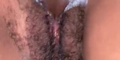 Hairy pussy creams on BBC 