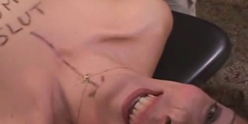 Brunette Cum Slut Getting Fucked At Tampa Gangbang Party