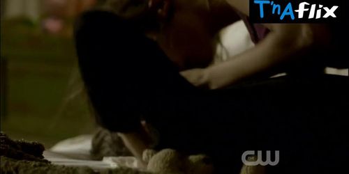 Nina Dobrev Underwear Scene  in The Vampire Diaries