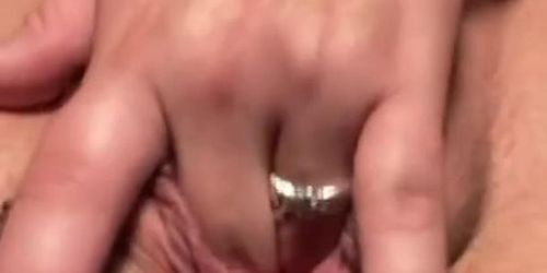 Wet Pussy CLOSE UP CUM