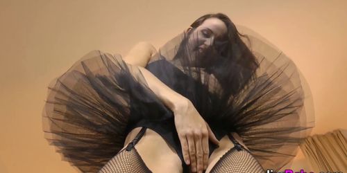Tutu teenager jizz spray