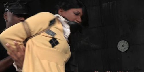 Black Sub Beauty Humiliated During Bondage - Black Beauty