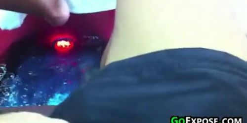 Cock Flashing During A Pedicure - Tnaflix.com