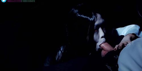 Homemade Grudge Porn - Kayako from The Grudge milks a cock to death - Tnaflix.com