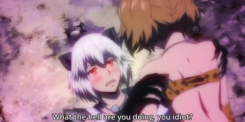 Monster Makeout Hentai - Anime Monster Girls have Lesbian Makeout Session (Yuri Hentai) - Tnaflix.com