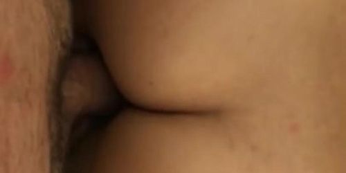 First time anal, too difficult to screw her tight ass (amateur )