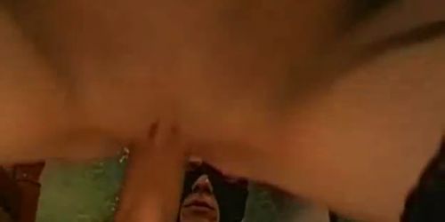 Bukkake Whore Sucks Dick And Eats Cum