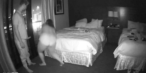 Hidden Hotel Camera Catches Two Quests Fucking