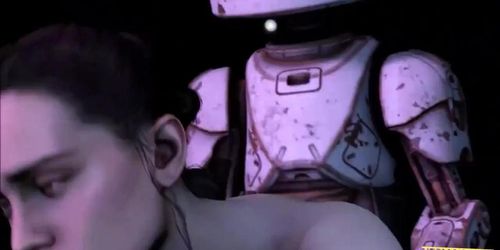 Porn Droid - Starwars Rey Fucked By A Droid (Animated) - Tnaflix.com
