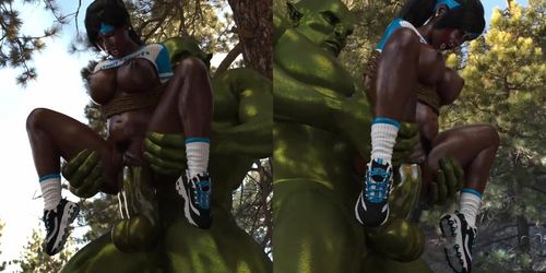 Orcs screw girls (uncle..vova)
