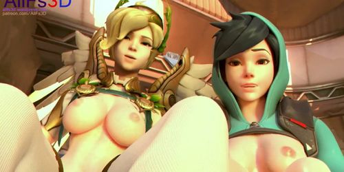 You Worship Mercy and Tracers Feet POV