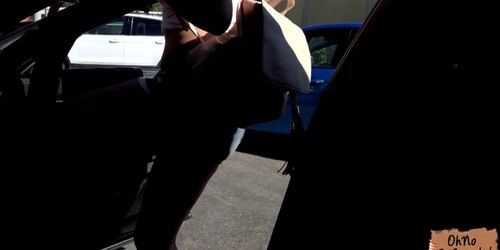 Pretty Audrey Royal sucks a random dudes cock for a ride (Audrey Charlize)
