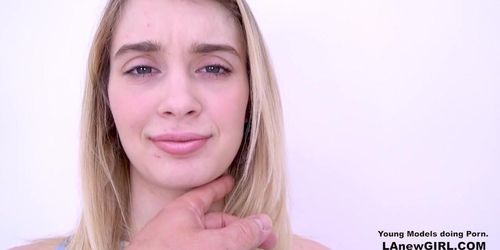 Blonde Teen Fucked At Photoshoot Audition - Anastasia Knight