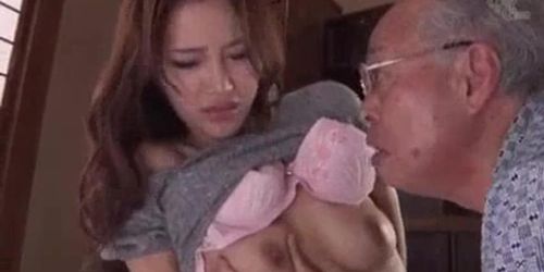 Japanese Grandfather - Jap wife and grandfather in law - Tnaflix.com