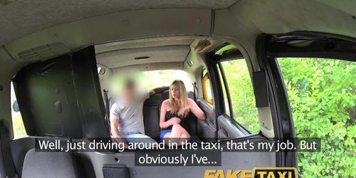 FakeTaxi Missed date sees Posh blonde bird fucked in taxi instead