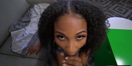 Ebony stepmom Olivia Jayy helped me cum again I needed more energy